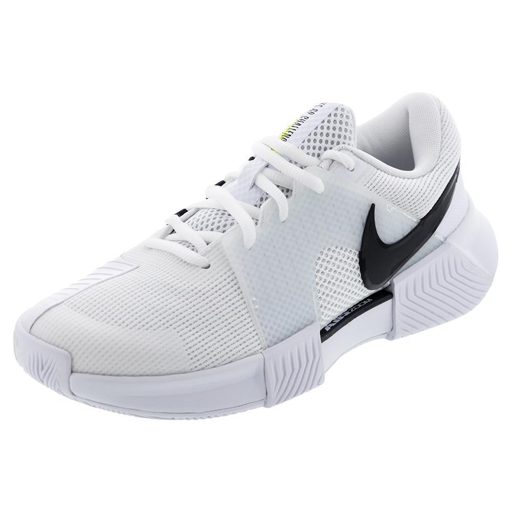 Women's Zoom GP Challenge 1 Court Shoes White and Black