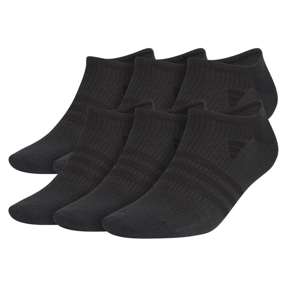 Men's Superlite 3.0 6 Pack No Show Socks Black and Night Grey