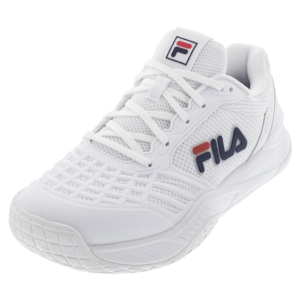 Women's Axilus 3 Shoes White and Navy