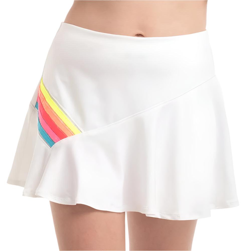 Girl's Prisma Stripe Skort Rainbow