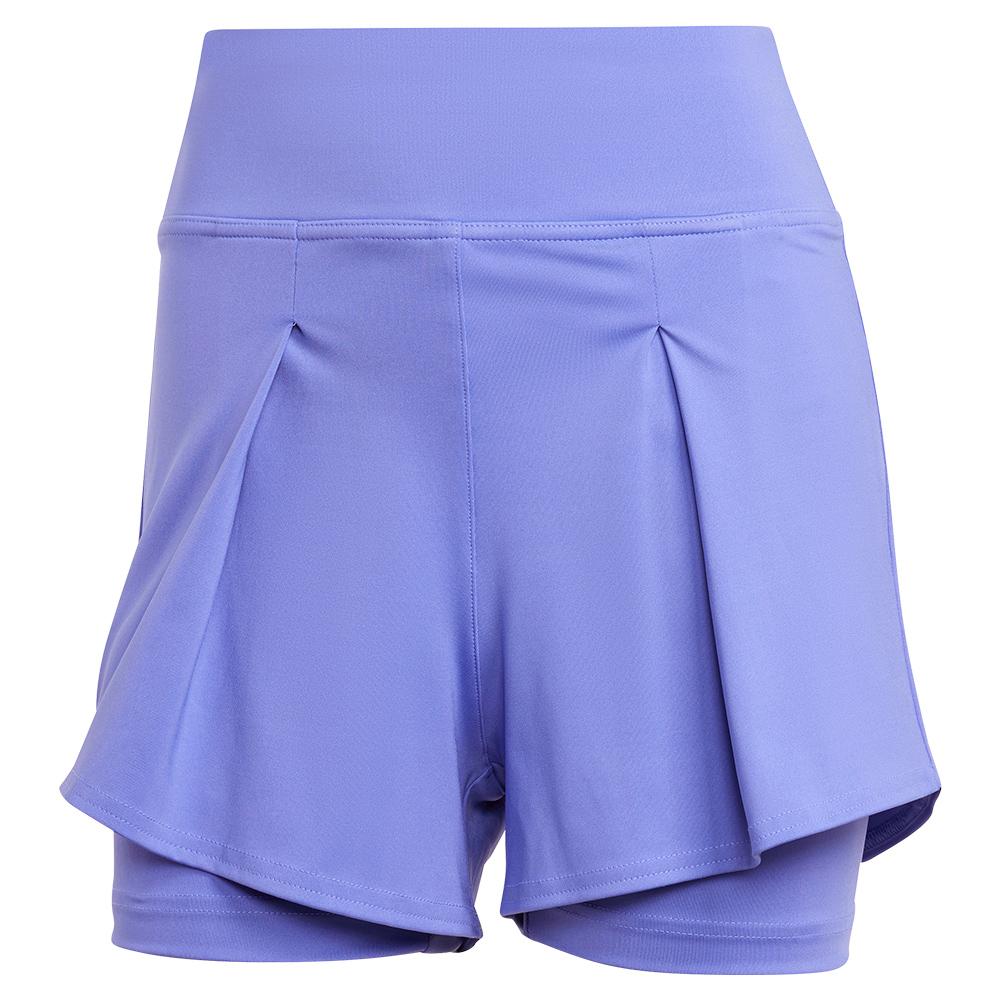 Womens Match Tennis Shorts Semi Cobalt and Blue