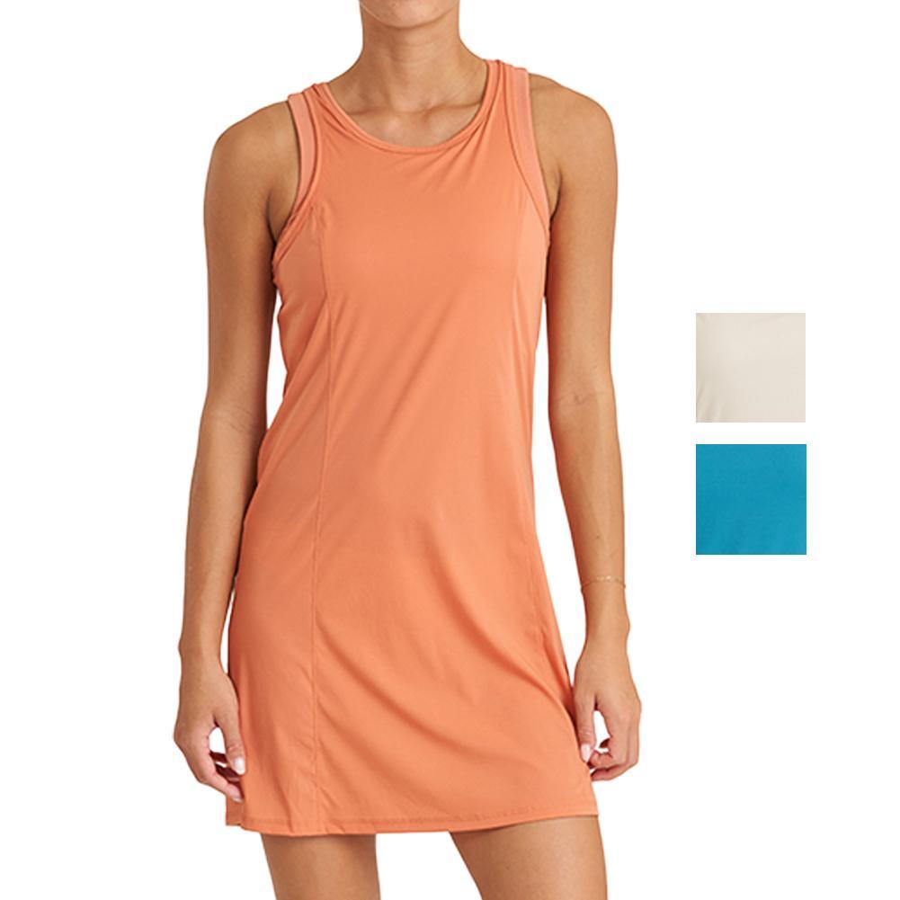 Women's Draped Back Performance Dress