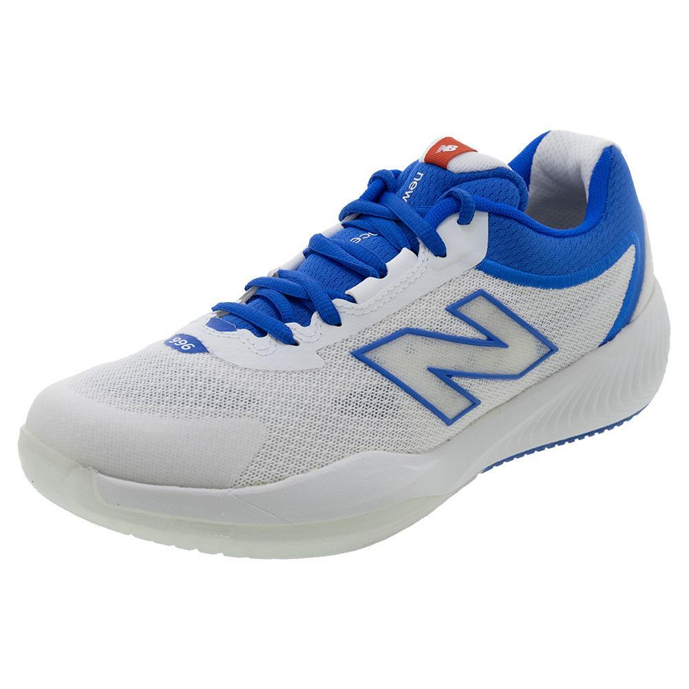Women's FuelCell 996v6 D Width Pickleball Court Shoes White and Navy