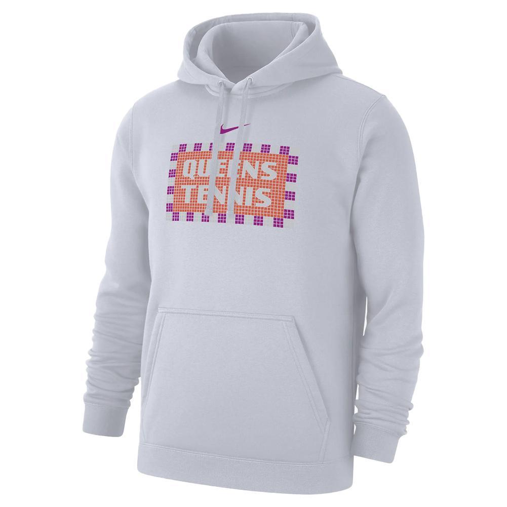 Unisex Queens Fleece Hoodie White