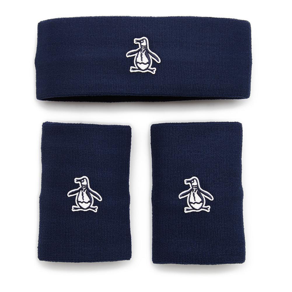 Men's Solid Head and Wristband Set