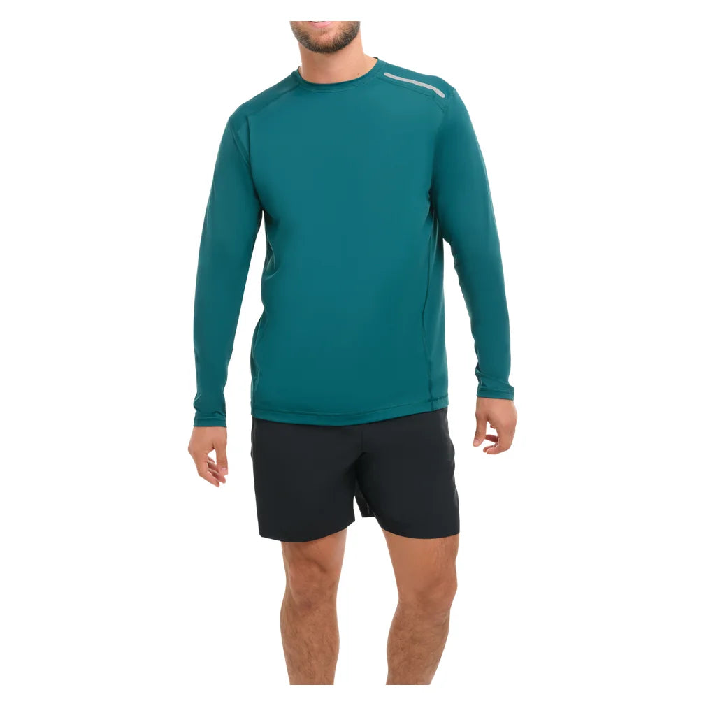 Men's Jet Long Sleeve Top Jungle Green, BloqUV, Pickleball Express, 12002-JGNF26-4