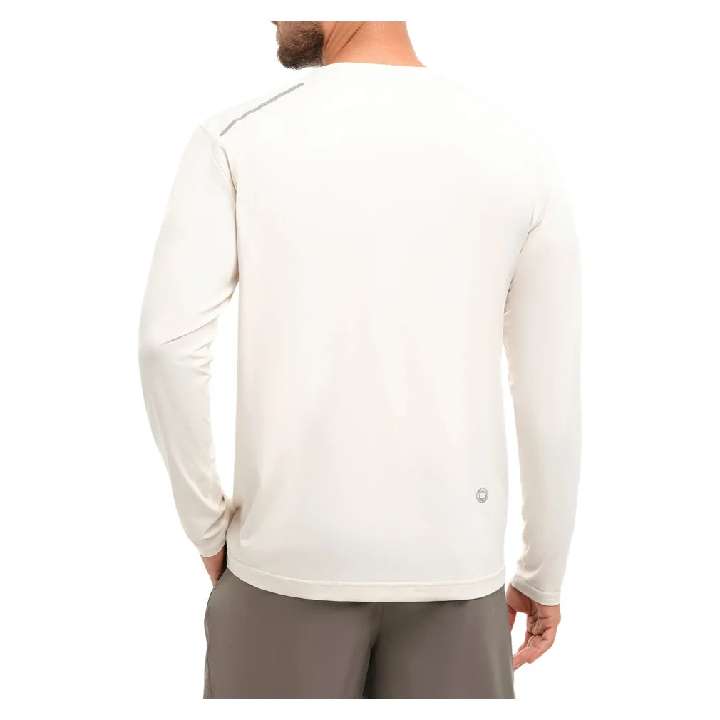 Men's Jet Long Sleeve Top Sand, BloqUV, Pickleball Express, 12002-SNDF26-1