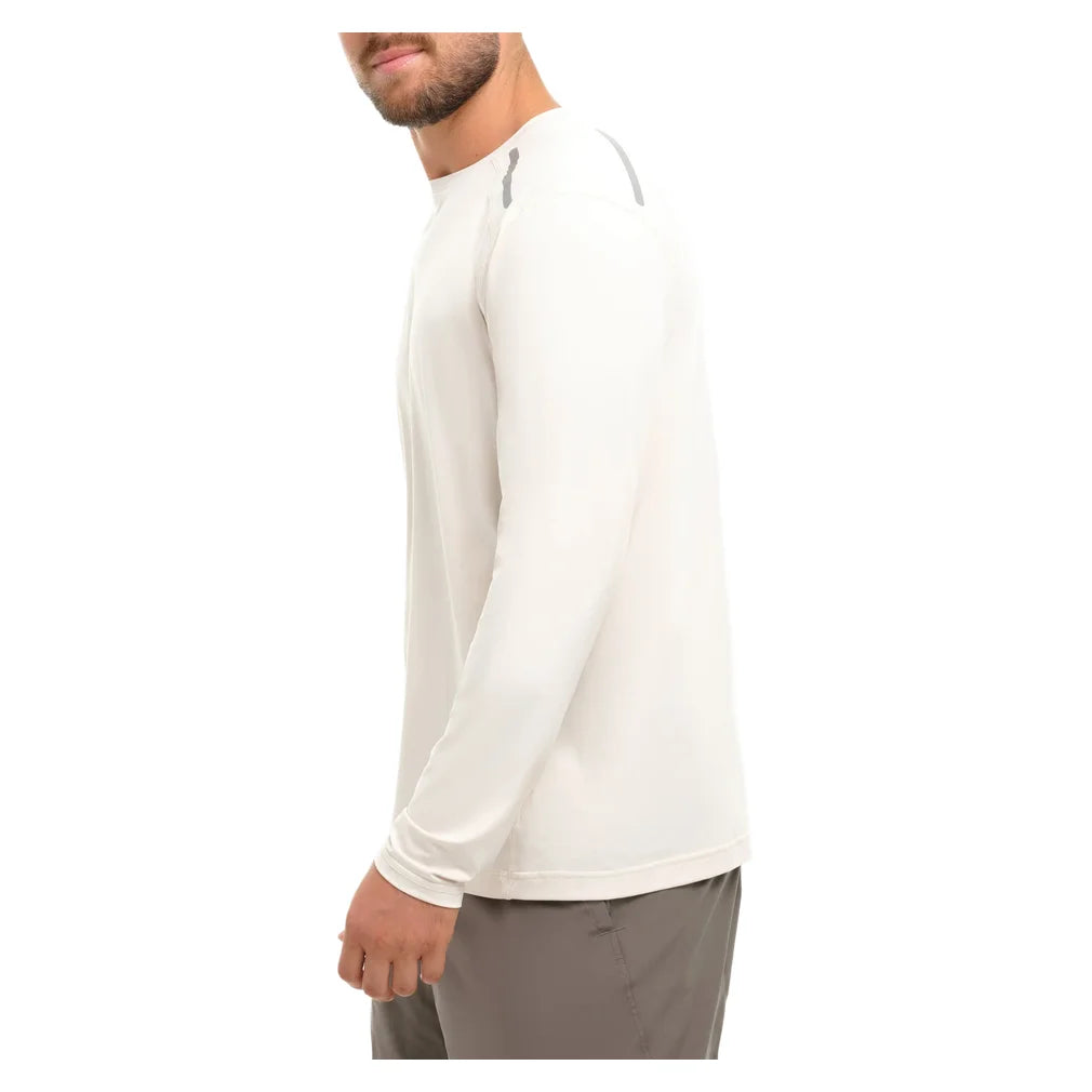 Men's Jet Long Sleeve Top Sand, BloqUV, Pickleball Express, 12002-SNDF26-2