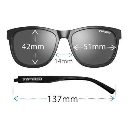 Swank Sunglasses Satin Black with Smoke Bright Blue Lenses