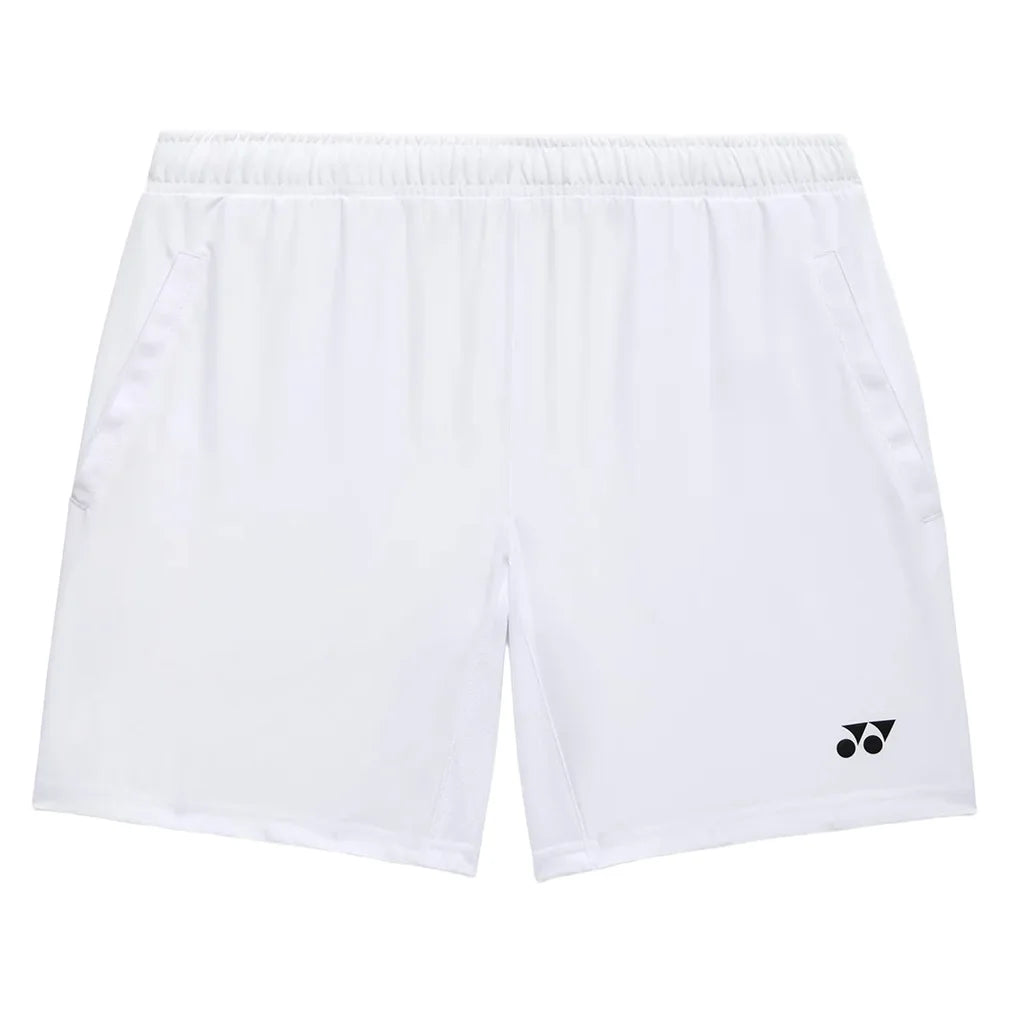 Unisex Tournament Shorts, Yonex, White, Pickleball Express, 15237-WHITE-1