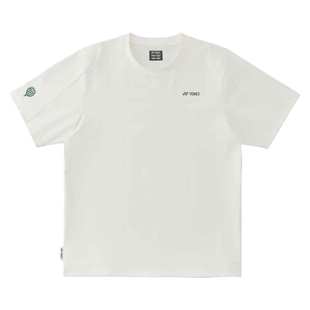 Men's Nature Series T-Shirt, Yonex, 684 Pearl Beige, Pickleball Express, 16945EX-F26-684-PEARL-BEIGE-1