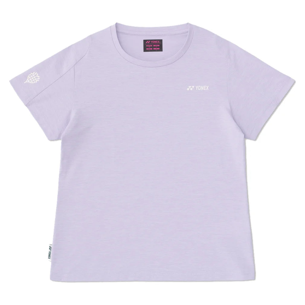 Women's Nature Series T-Shirt, Yonex, 510 Pale Lilac, Pickleball Express, 16948EX-F26-510-PALE-LILAC-1