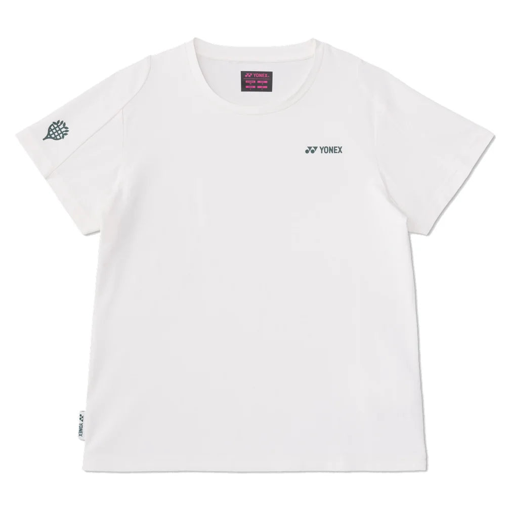 Women's Nature Series T-Shirt, Yonex, 684 Pearl Beige, Pickleball Express, 16948EX-F26-684-PEARL-BEIGE-1
