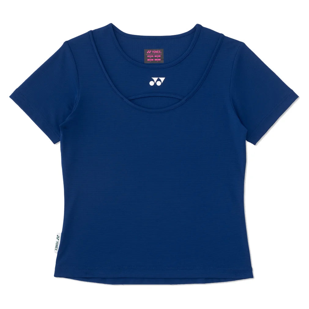 Women's Nature Series T-Shirt, Yonex, 554 Dark Navy, Pickleball Express, 16949EX-F26-554-DARK-NAVY-1