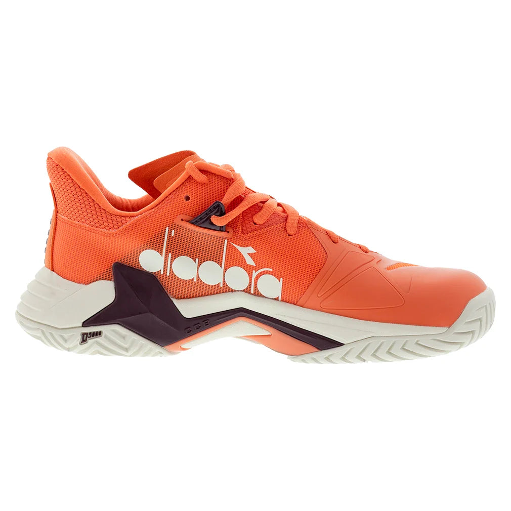 Men's B.Icon 3 AG Court Shoes Nasturtium and Whisper White