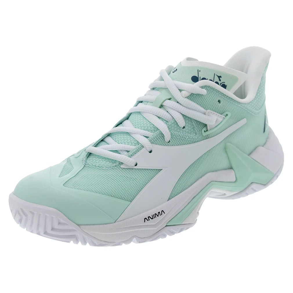Womens B.Icon 3 AG Court Shoes Bay and White
