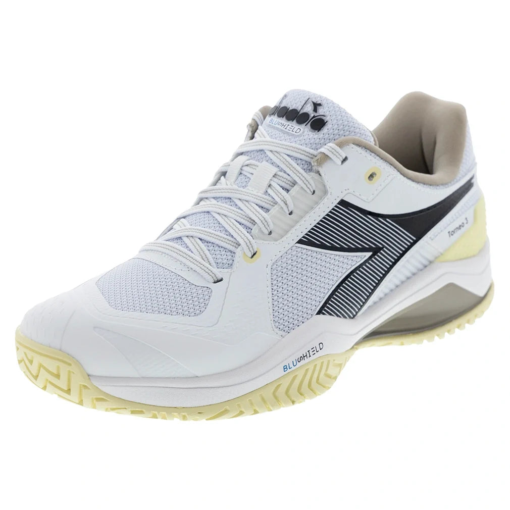 Men's Blushield Torneo 3 AG Shoes White and Black