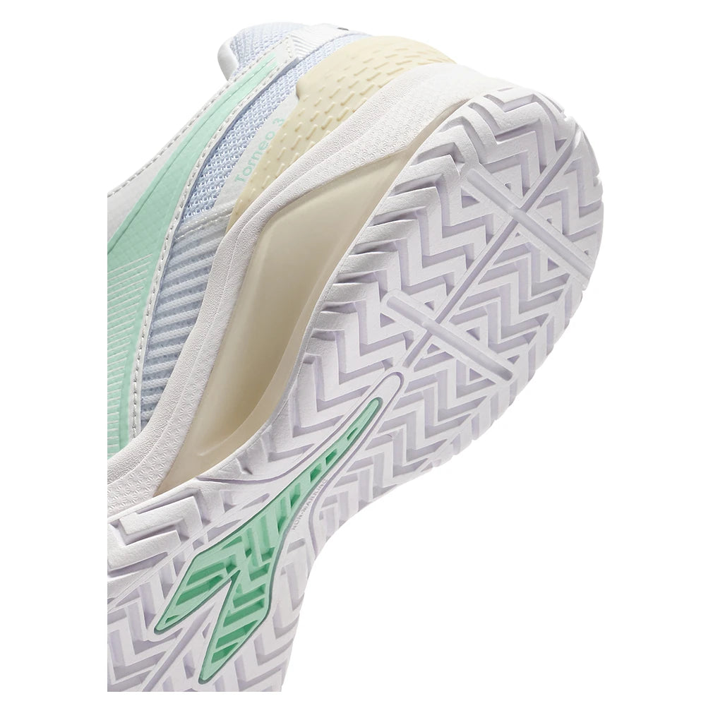 Women's Blushield Torneo 3 Court Shoes White and Bay
