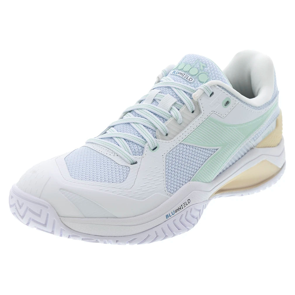 Women's Blushield Torneo 3 Court Shoes White and Bay