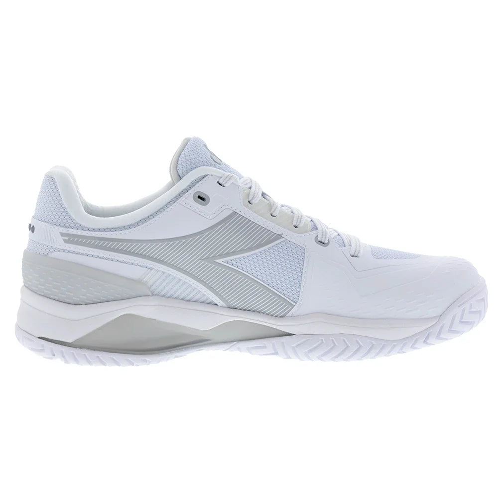 Women's Blushield Torneo 3 Court Shoes White and Silver