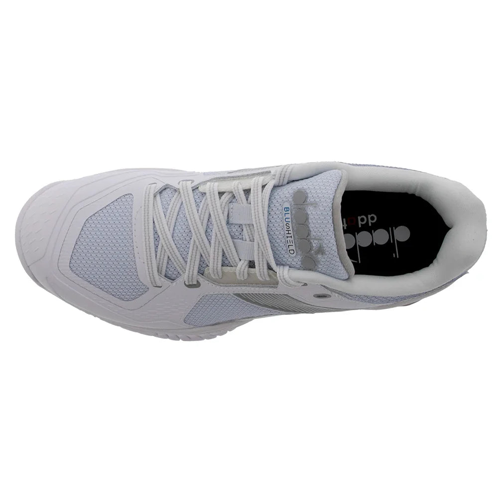 Women's Blushield Torneo 3 Court Shoes White and Silver
