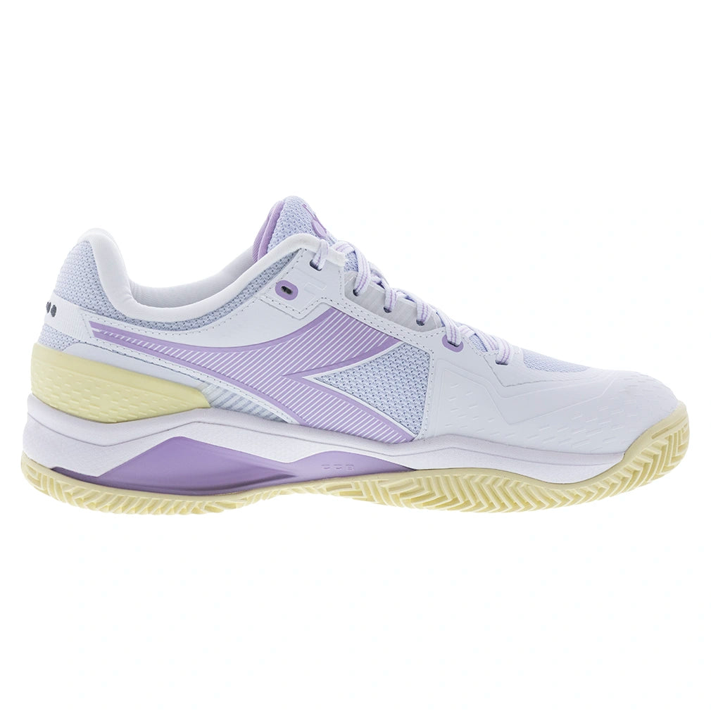 Women's Blushield Torneo 3 AG Clay Shoes White and Orchid Bloom