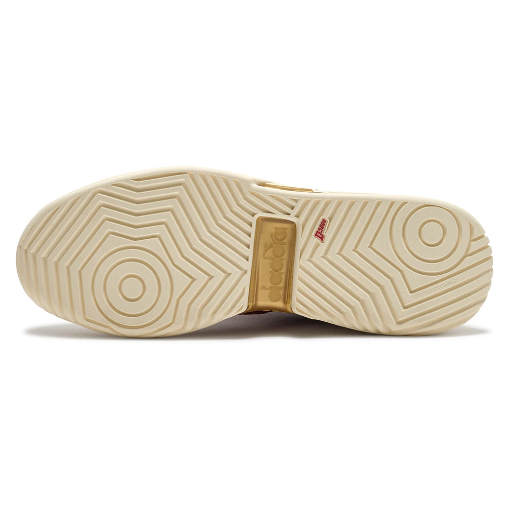 B. Elite Star Court Shoes Whisper White and Garnet
