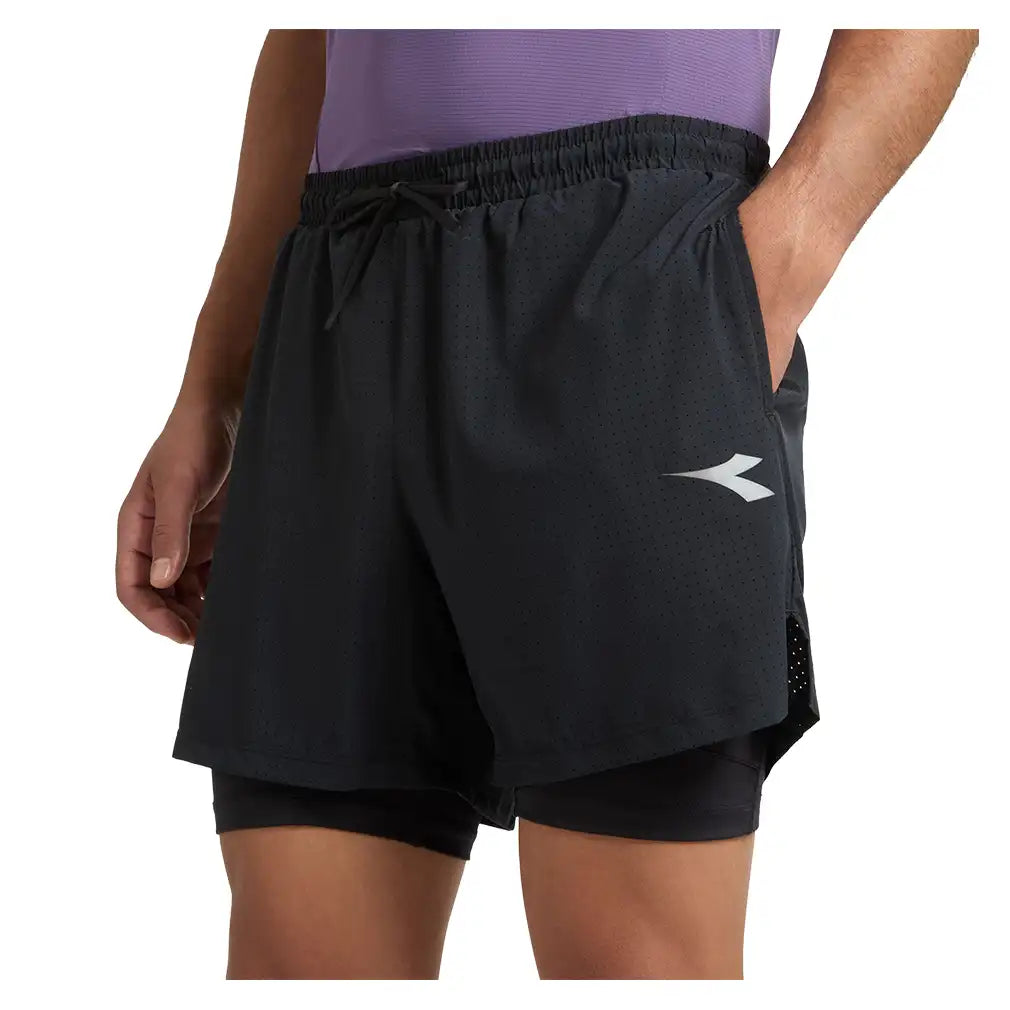 Men's 2IN1 Shorts Black