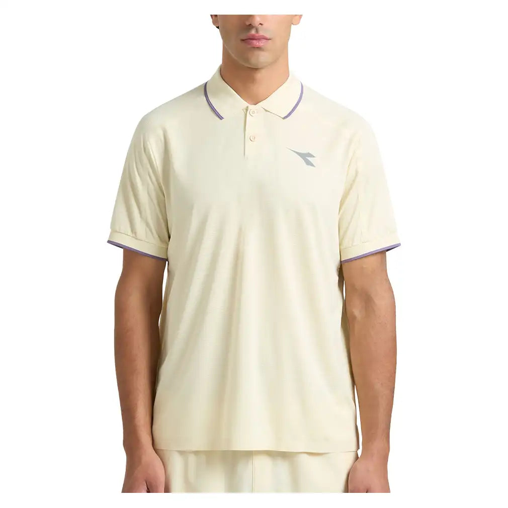 Men's Fibrazero Short Sleeve Polo Beige Shifty