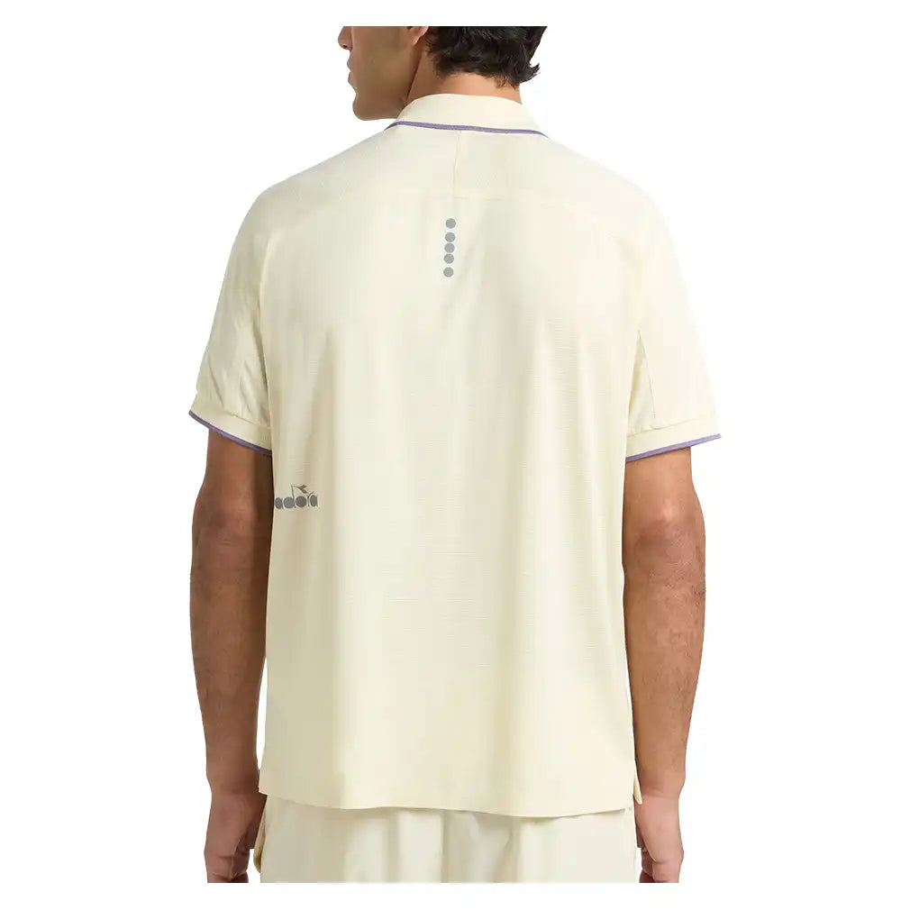 Men's Fibrazero Short Sleeve Polo Beige Shifty