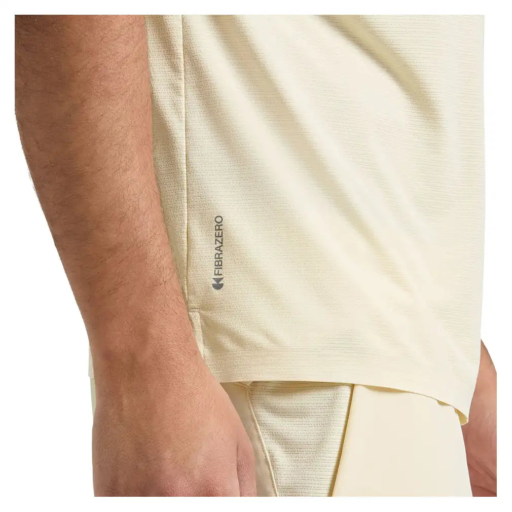 Men's Fibrazero Short Sleeve Polo Beige Shifty