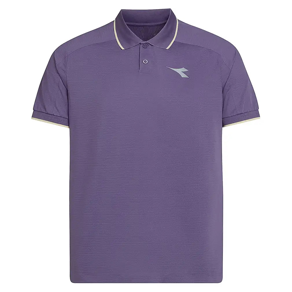 Men's Fibrazero Short Sleeve Polo Violet Grape Compote