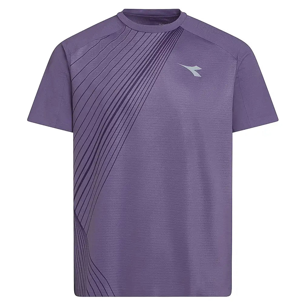 Men's Fibrazero Short Sleeve Top Violet Grape Compote