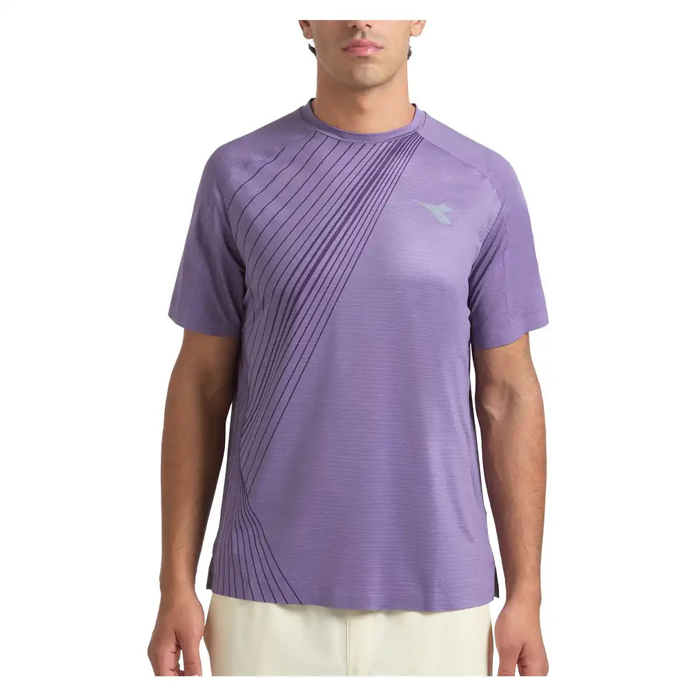 Men's Fibrazero Short Sleeve Top Violet Grape Compote