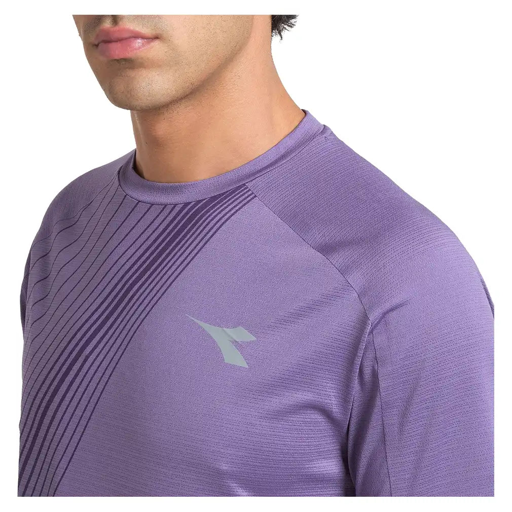 Men's Fibrazero Short Sleeve Top Violet Grape Compote