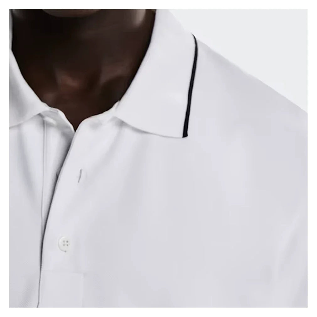 Men's Courtside Polo All White