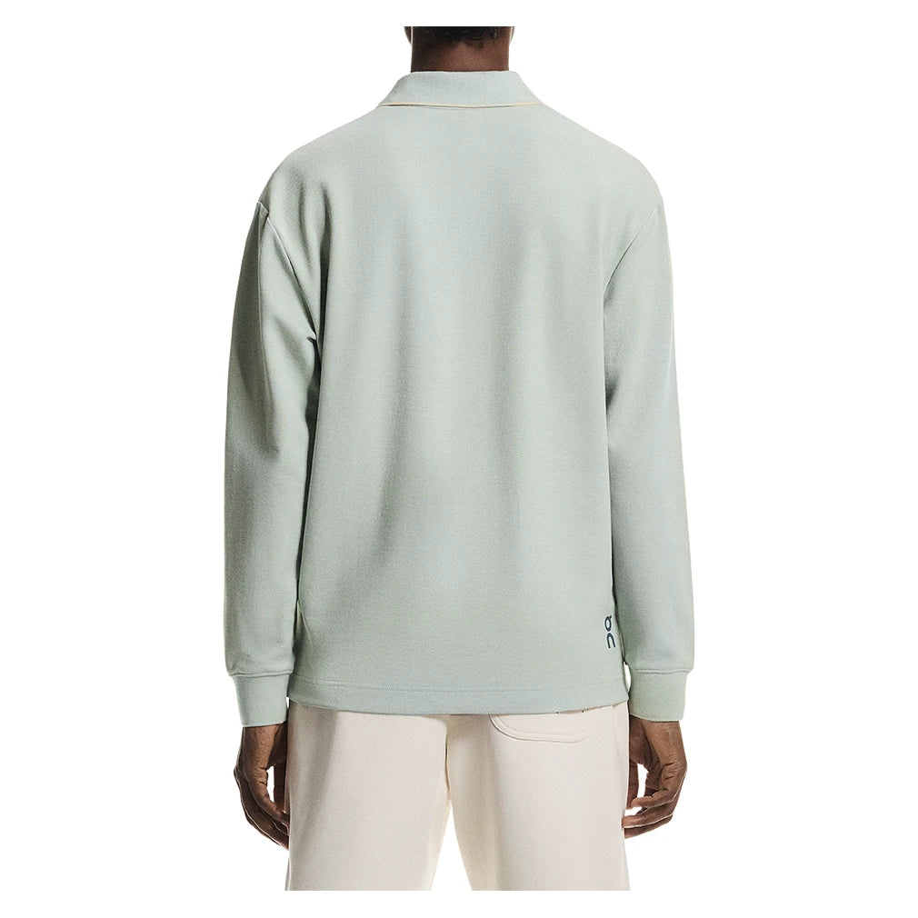 Men's Courtside Long Sleeve Polo Mineral