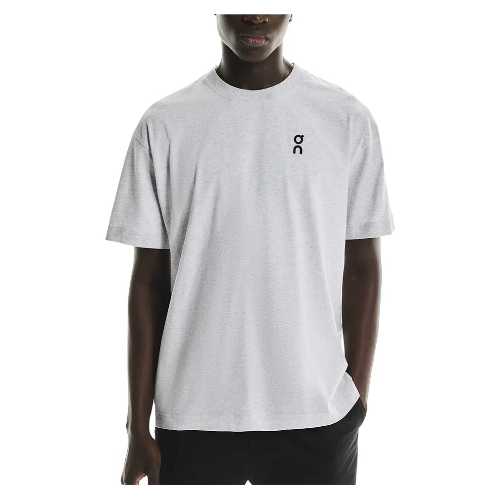 Men's Club Court Top Heather Gray and Pink