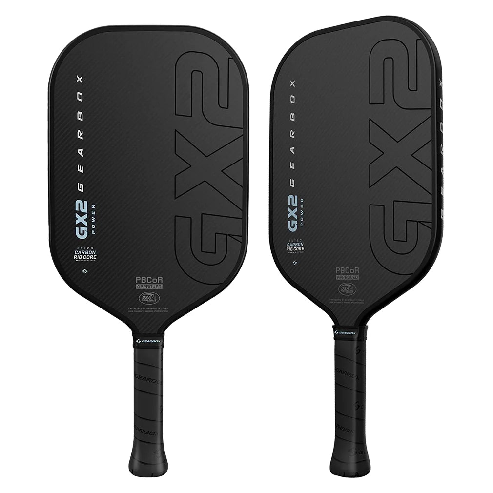 GX2 Power Elongated Pickleball Paddle Black and Blue