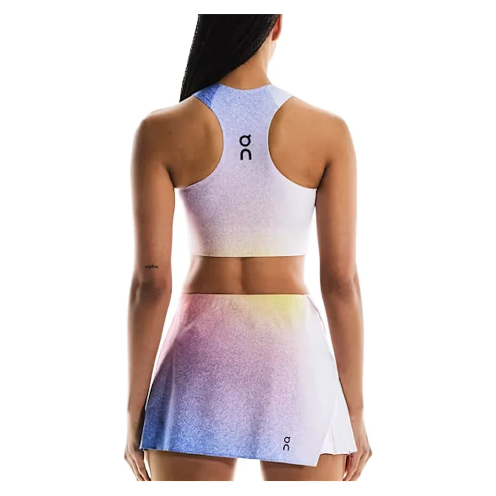 Women's Court Crop Top White and Indigo