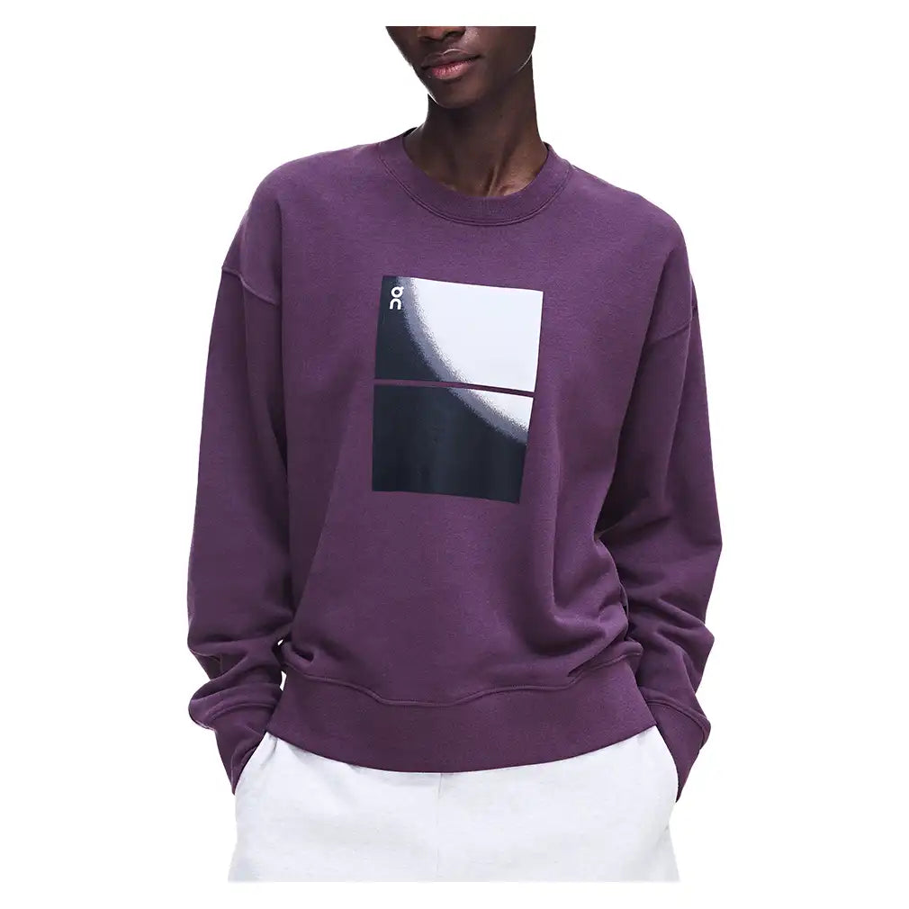 Women's Club Swing Long Sleeve Crew Cassis