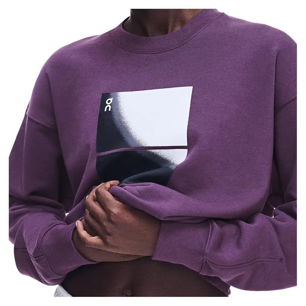 Women's Club Swing Long Sleeve Crew Cassis