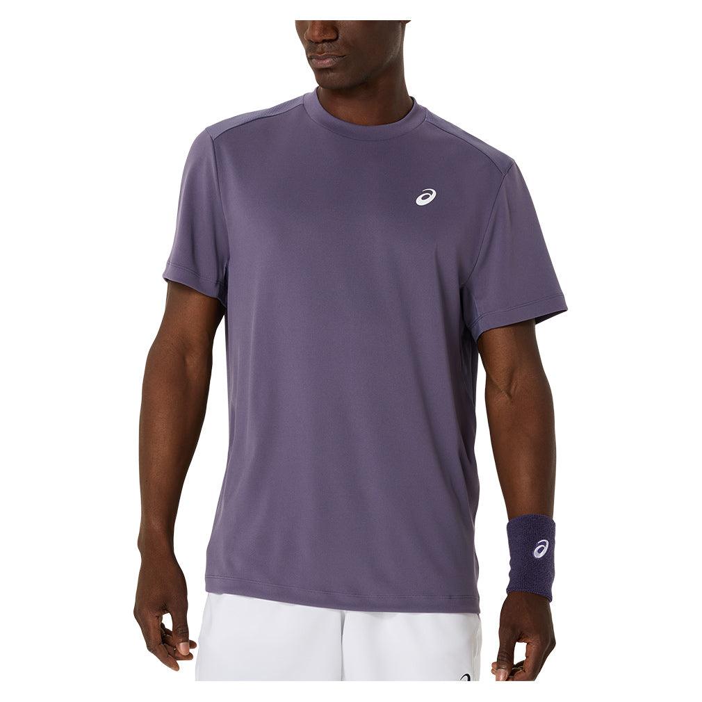 Men's Court Short Sleeve Top Greyish Purple