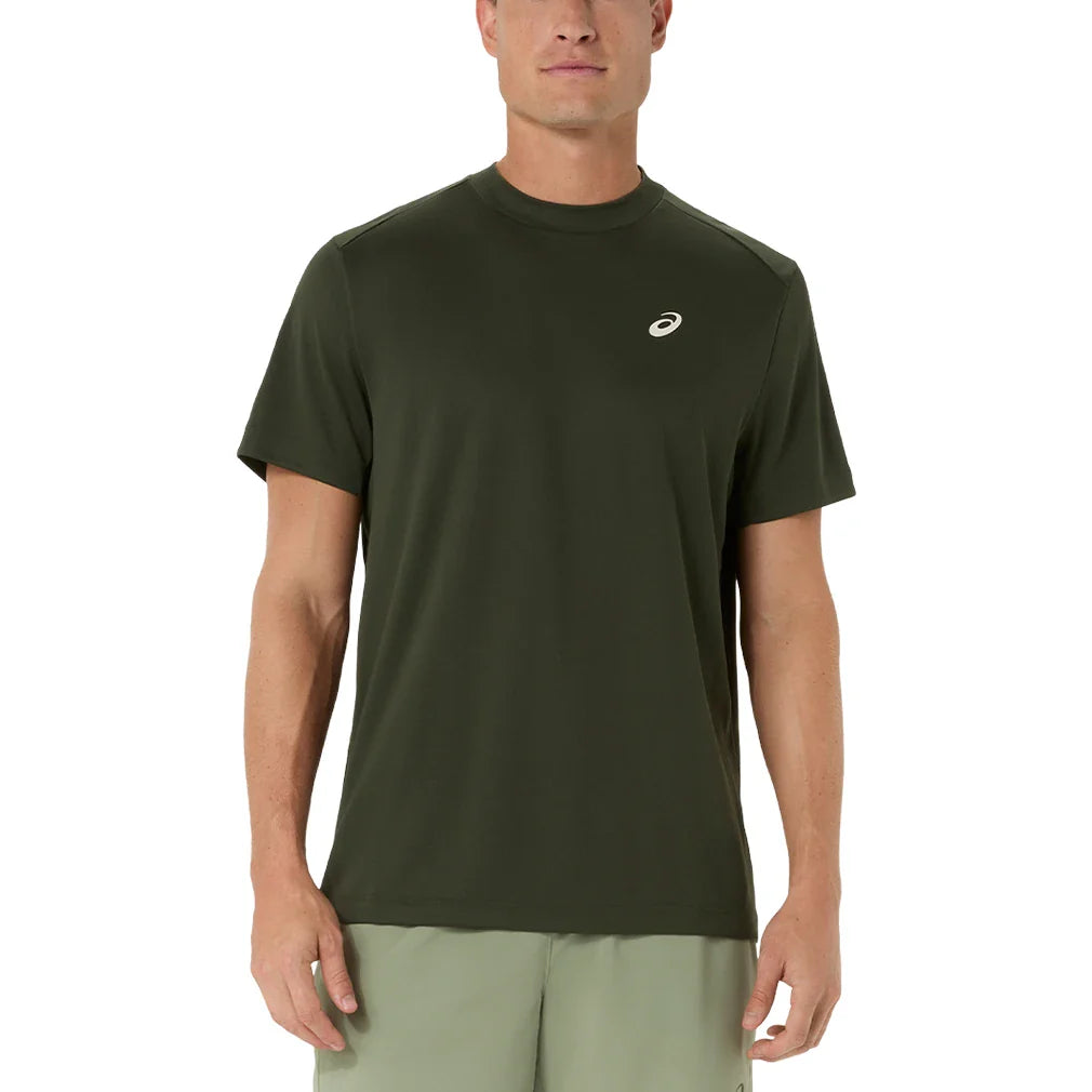 Men's Court Short Sleeve Top Vintage Khaki