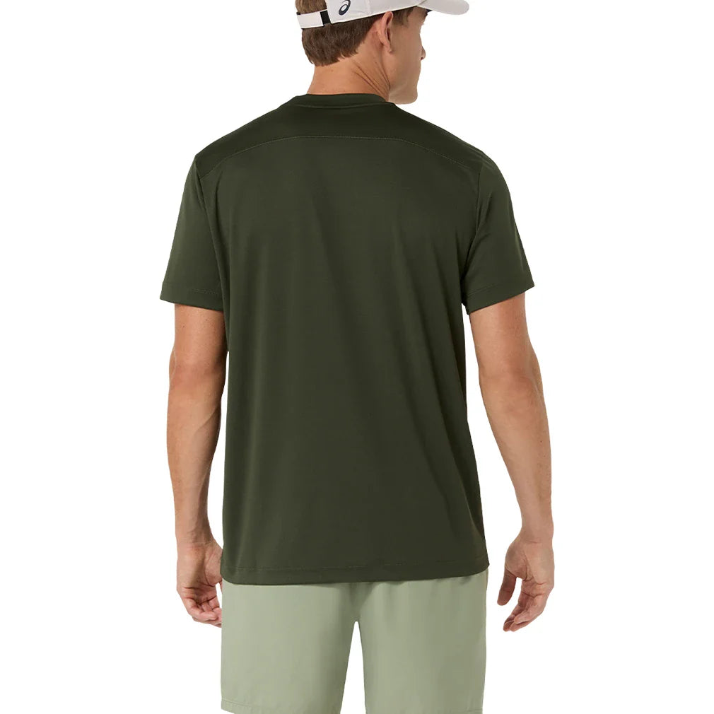Men's Court Short Sleeve Top Vintage Khaki