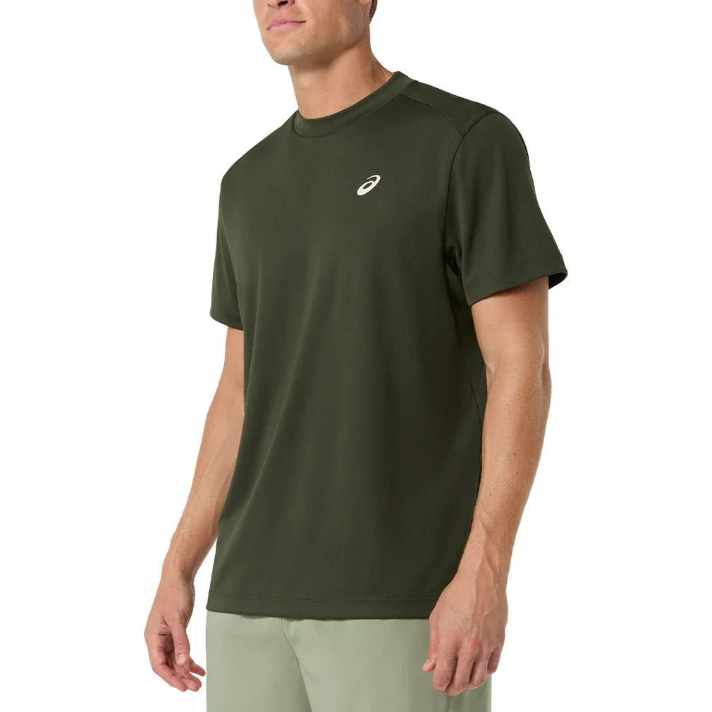Men's Court Short Sleeve Top Vintage Khaki