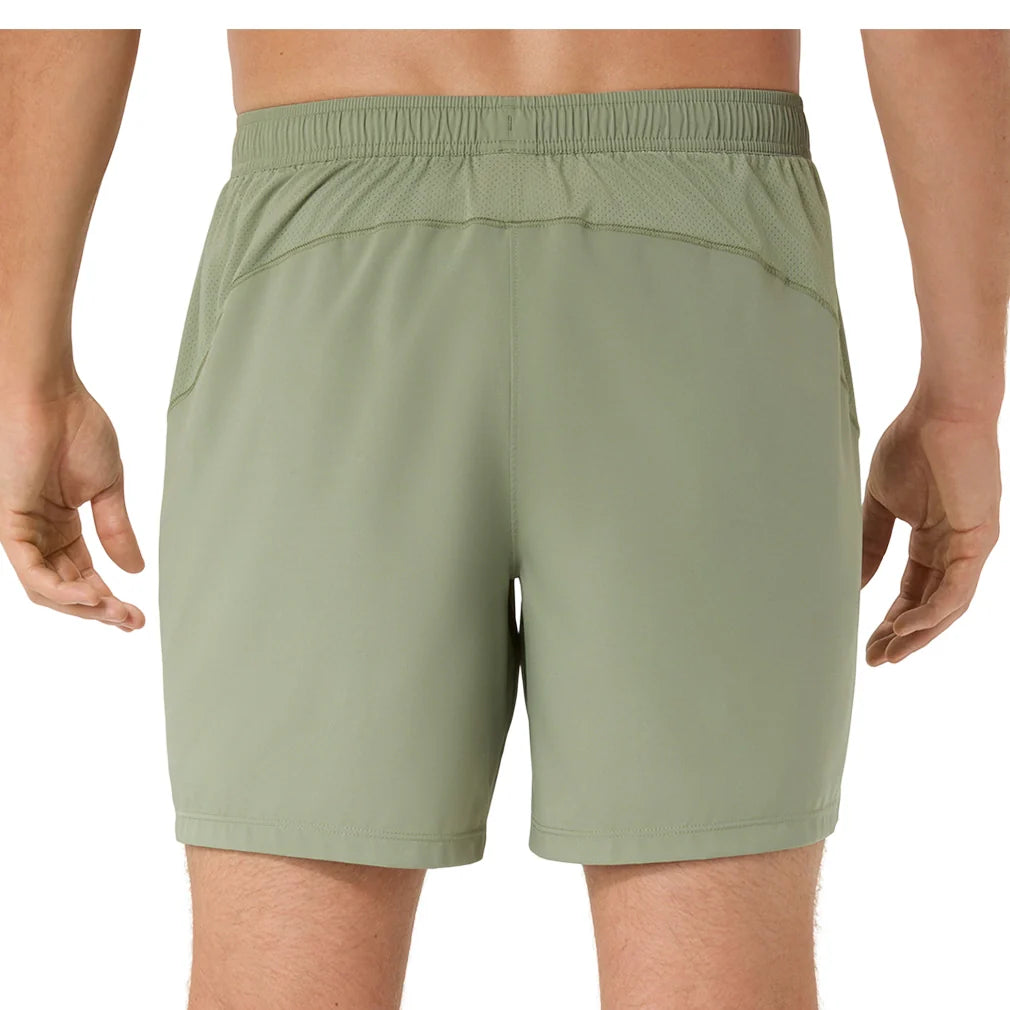 Men's Court 7 Inch Tennis Short Khaki Green,Apparel,Asics,,,Tennis Express,2041A344_301_5