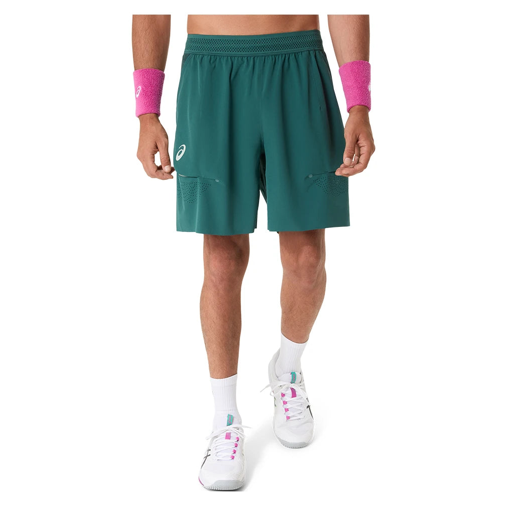 Men's Match Laser Cut 7 Inch Short Dark Neptune