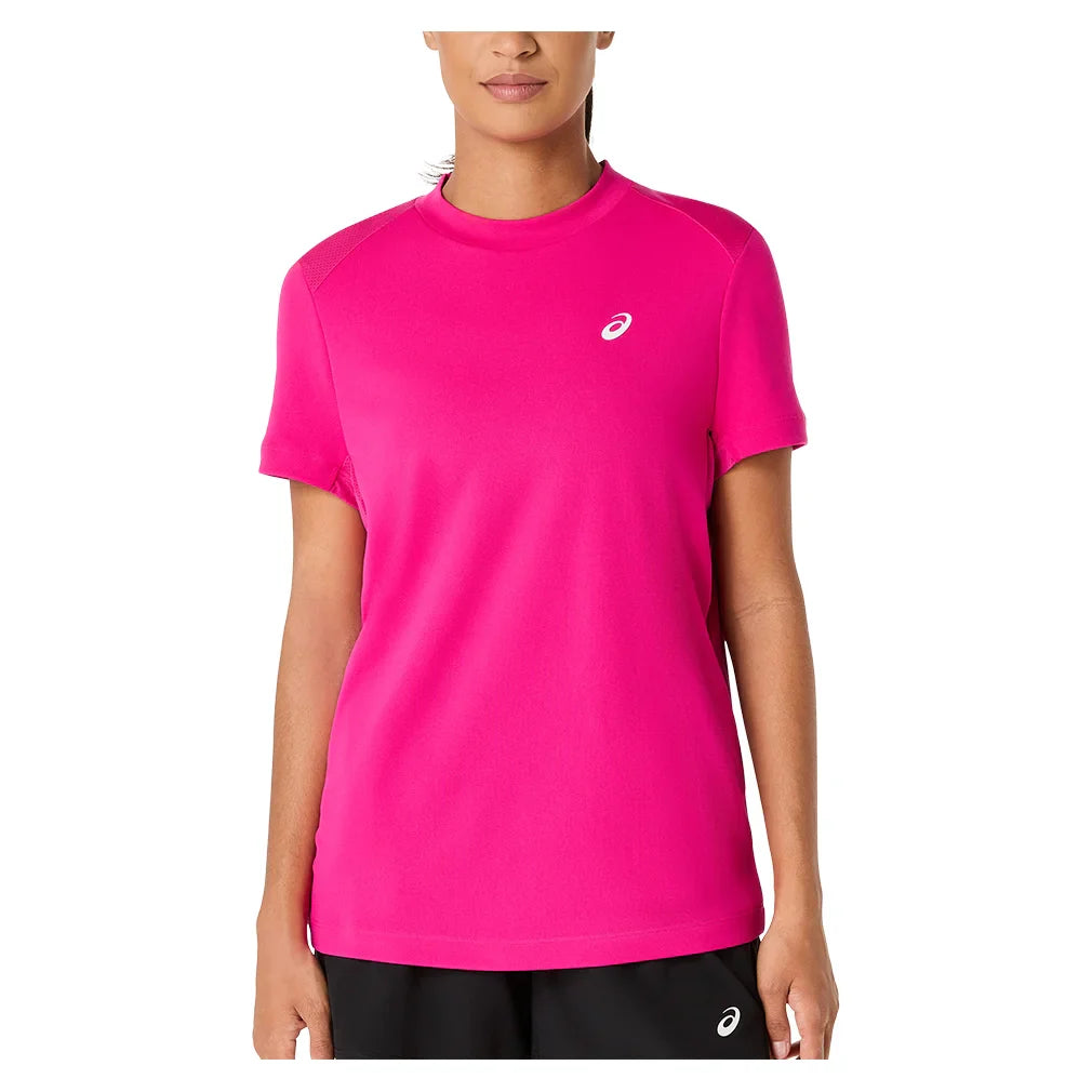 Women's Court Short Sleeve Top Pink Rave