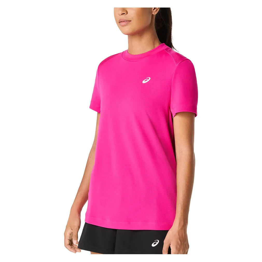 Women's Court Short Sleeve Top Pink Rave